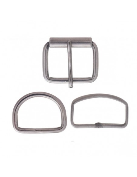 Juego Hebilla Collar Inox.