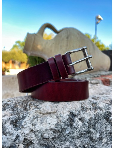 Curtisur Stainless Steel Artisan Smooth Toasted Artisan Belt Stainless Steel Buckle