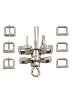 Stainless Steel Six Buckles...