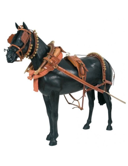 Leather Collar Calesero Double Harness