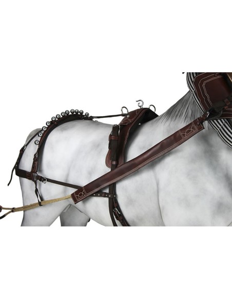 Enganche Sencillo Calesero Cuero/Nylon