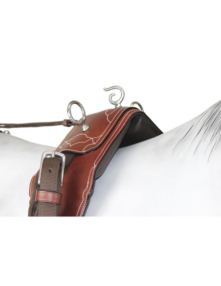 Enganche Sencillo Calesero Cuero/Nylon