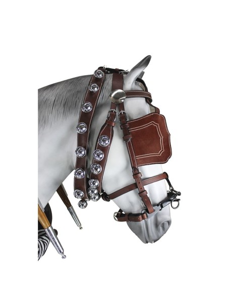 Enganche Sencillo Calesero Cuero/Nylon