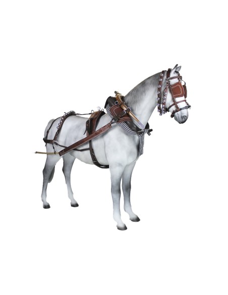 Enganche Sencillo Calesero Cuero/Nylon