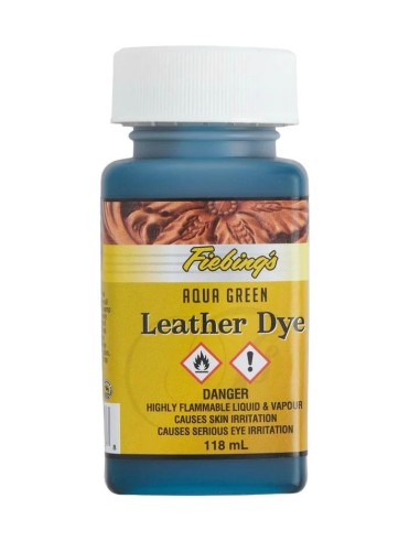 Tinte Leather Dye 118 ml AQUA GREEN