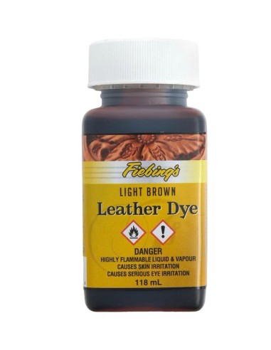 Tinte Leather Dye 118 ml LIGHT BROWN