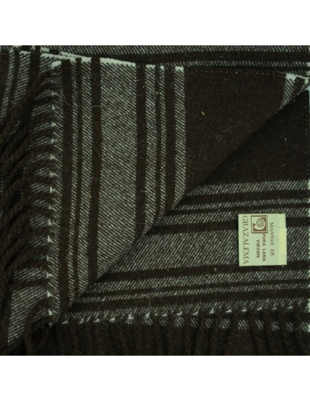Wool Blanket for vaquera saddle "Encinar Negativa"