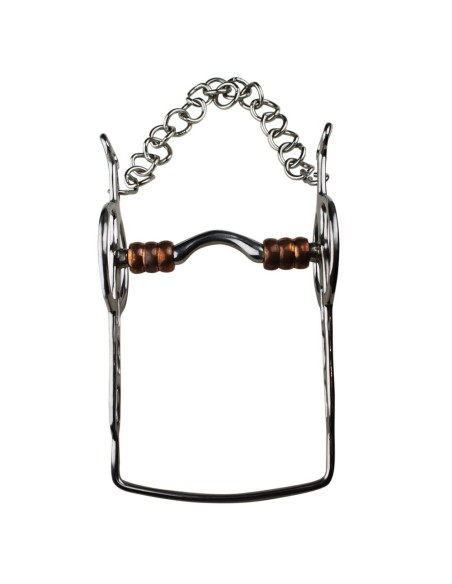 Bocado Liverpool Con Rodillos 13,50 cm Acero Inoxidable
