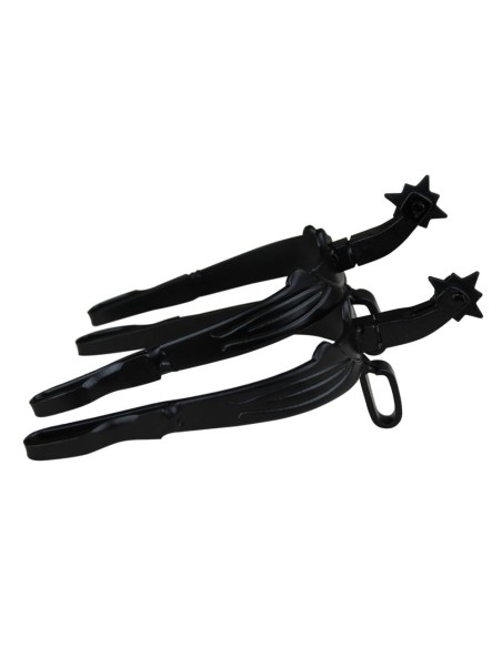 Espuela Vaquera Gallo Normal Ruleta Vaquera Pavonada