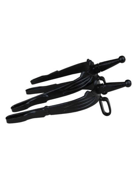 Espuela Vaquera Gallo Recto Apoyo Pavonada