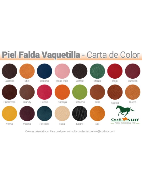 Falda Vaquetilla Lisa (MEDIANO)