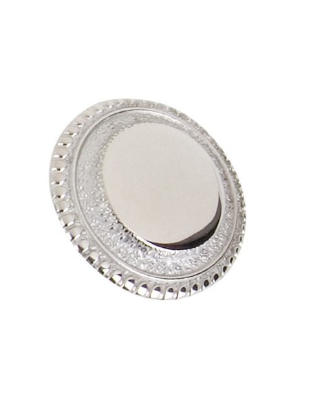 Cucarda Labrada Acero Inoxidable