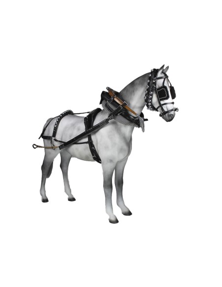 Enganche Doble Calesero Cuero/Nylon