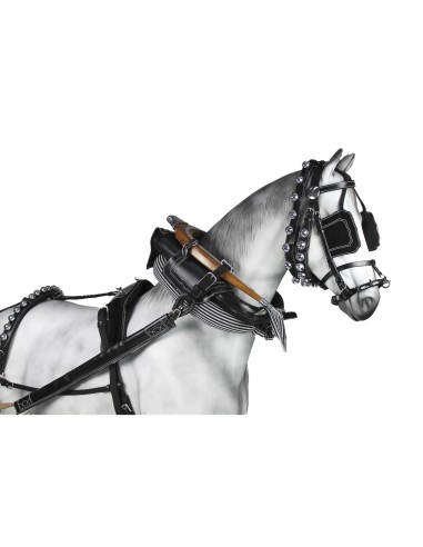 Enganche Doble Calesero Cuero/Nylon