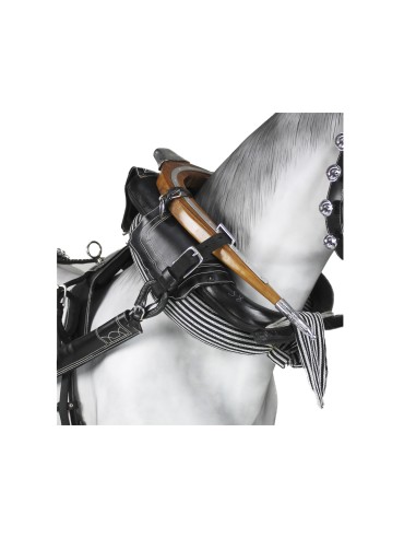 Enganche Doble Calesero Cuero/Nylon