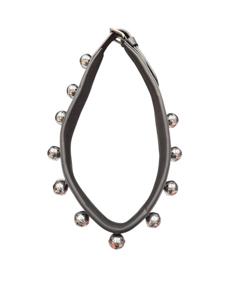 Bells Leather Collar