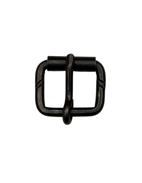 Hebilla Coscojo Fragua Acero Inoxidable Pavonado