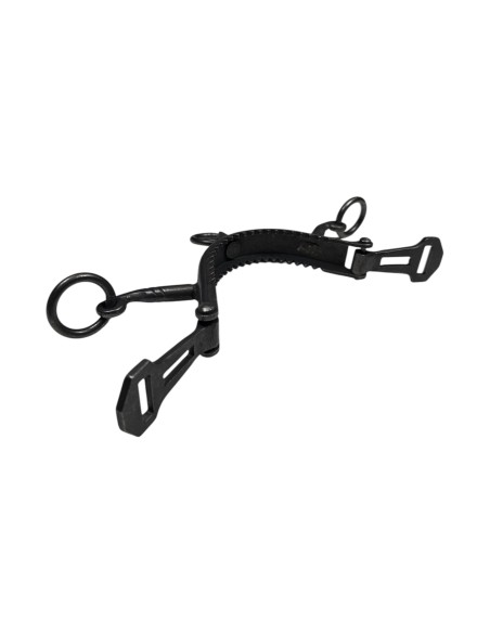 Serreta 3 Pilares Fragua Pletina Acero Inoxidable Pavonada