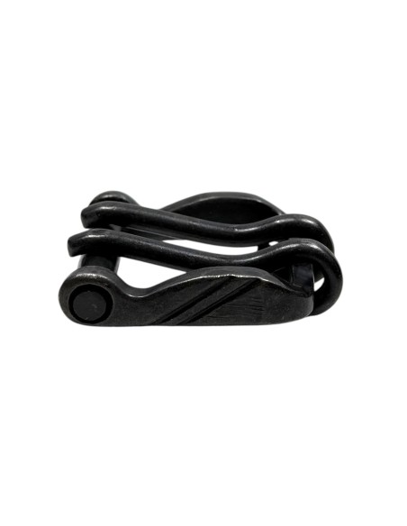 Hebilla Cinturón Curtisur 2 Pinchos Inoxidable Pavonado