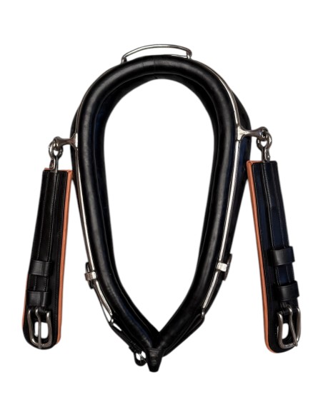 Leather/Nylon English Collar Single Harness