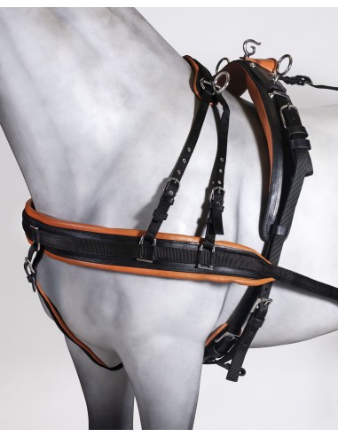 Leather/Nylon Breastplate Single Harness