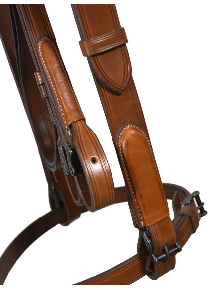 Leather Handcrafted Spanish Bridle w/ strap covers