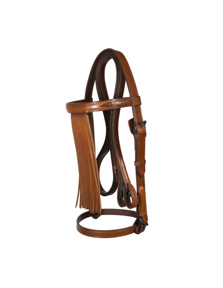 Leather Handcrafted Spanish Bridle w/ strap covers