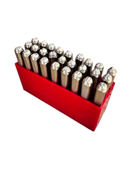 4 mm Alphabet and Numbers Stampin Set