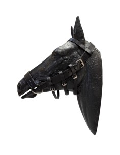Leather Mule Headstall with...