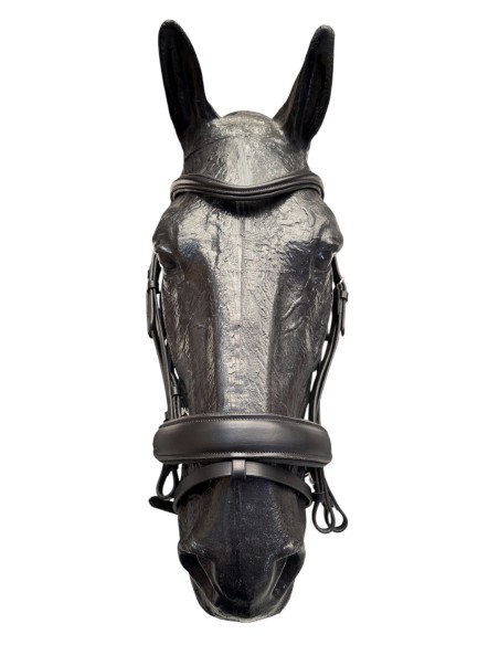 Cabezada Inglesa Cuero 4 Riendas