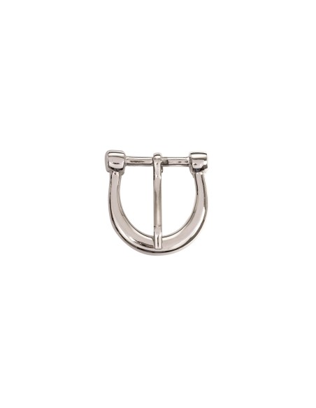 Nickel Horseshoe Belt Buckle