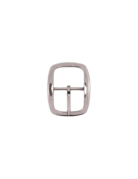Nickel Center Bar Belt Buckle