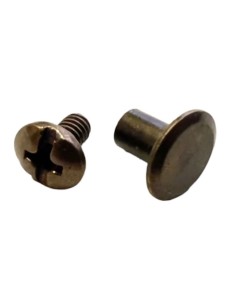 Remache Tornillo Dorado