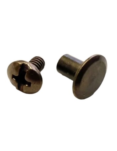 Remache Tornillo Dorado