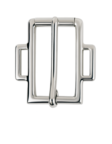 38mm Nickel Roller Buckle with Handles