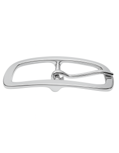 Nickel Center Bar Belt Buckle 2