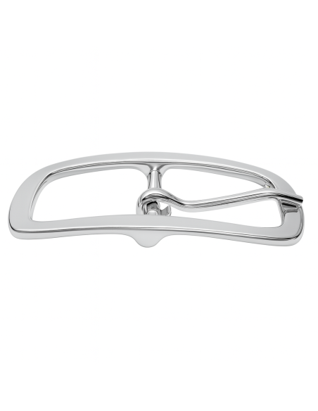 Nickel Center Bar Belt Buckle