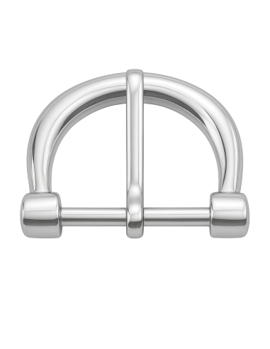 Nickel Horseshoe Belt Buckle