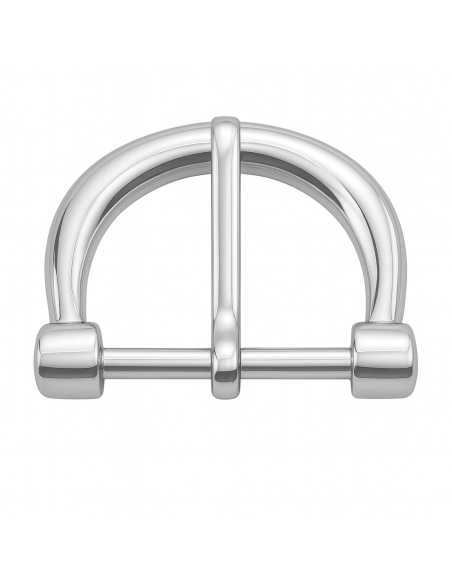 Nickel Horseshoe Belt Buckle