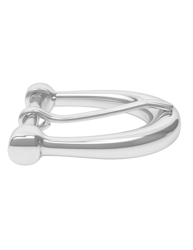 Nickel Horseshoe Belt Buckle