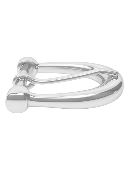 Nickel Horseshoe Belt Buckle