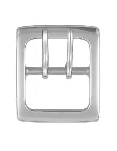 Hebilla Cinturón Rectangular Niquel