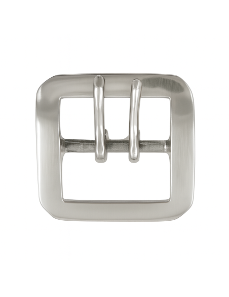 Hebilla Cinturón Cuadrada Niquel