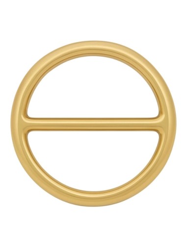 35 mm Golden Brass Center Bar Ring...