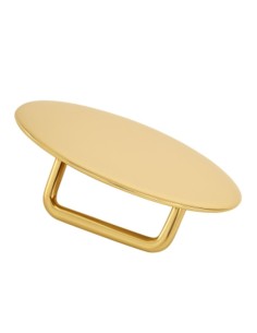 Cucarda Lisa Dorada 2