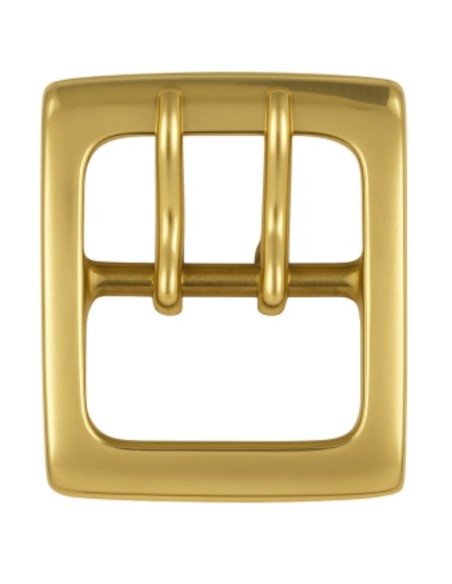 Hebilla Cinturón Rectangular Dorada