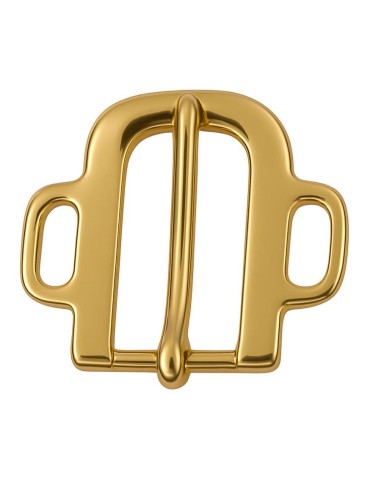 Hebilla Medio Punto Con Asas 36 mm Dorada