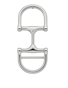 Nickel D-Ring Snuffle Belt...