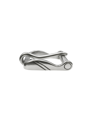 Nickel Curtisur Belt Buckle