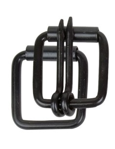 Blackened Girth Buckle (Pair)